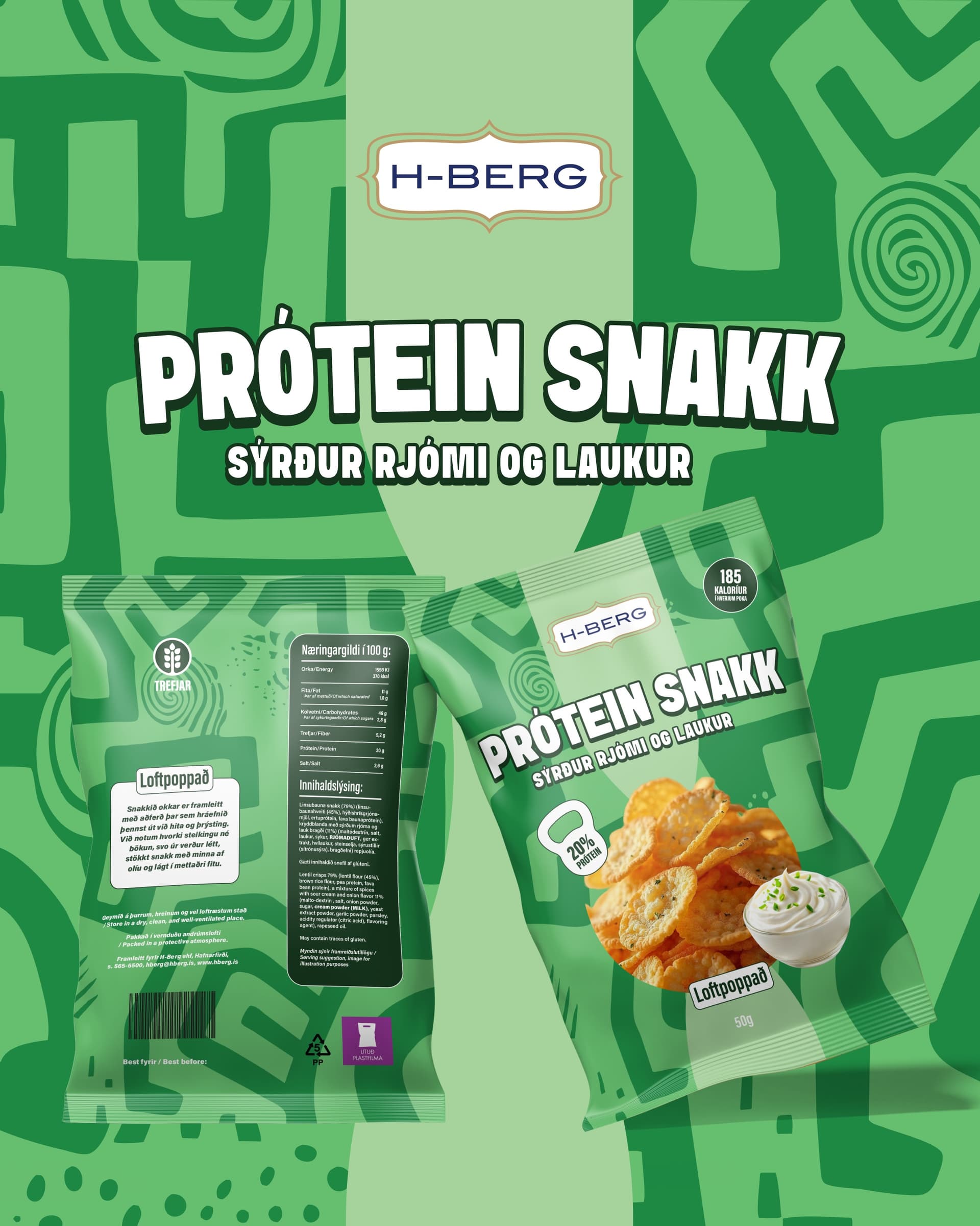 H-Berg Prótein Snakk – mynd 10