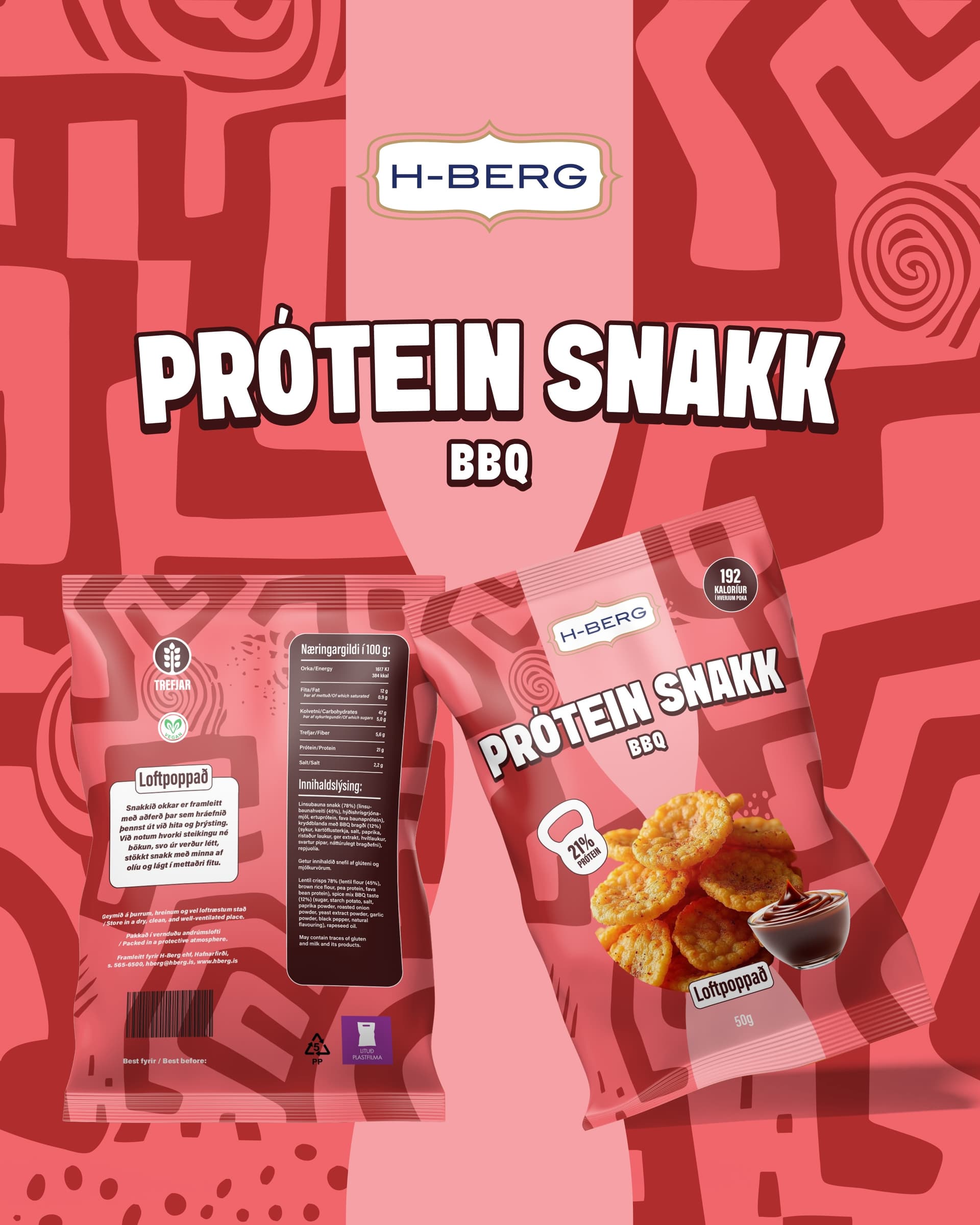 H-Berg Prótein Snakk – mynd 9